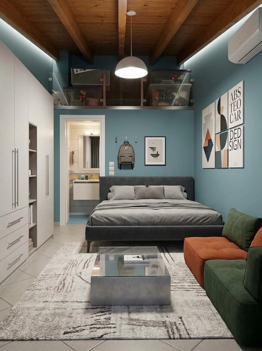 Interior design in Contemporary style — Living Room by GenRoom AI