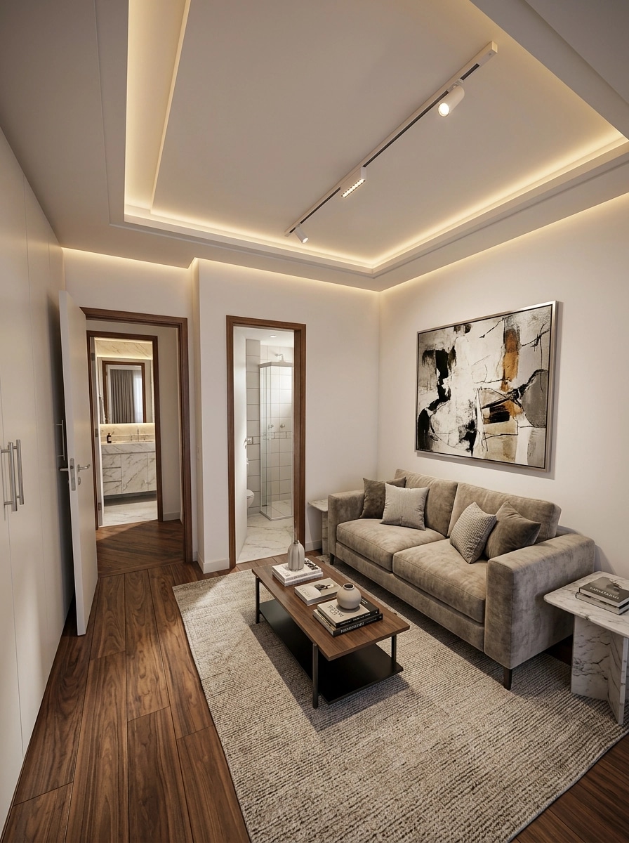 Contemporary Bedroom design — interior photo by GenRoom AI