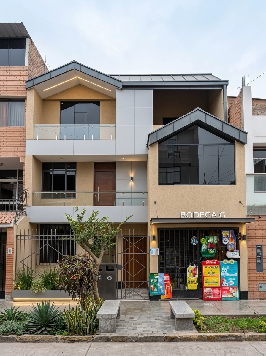 Contemporary Facade Facade design — facade photo by GenRoom AI