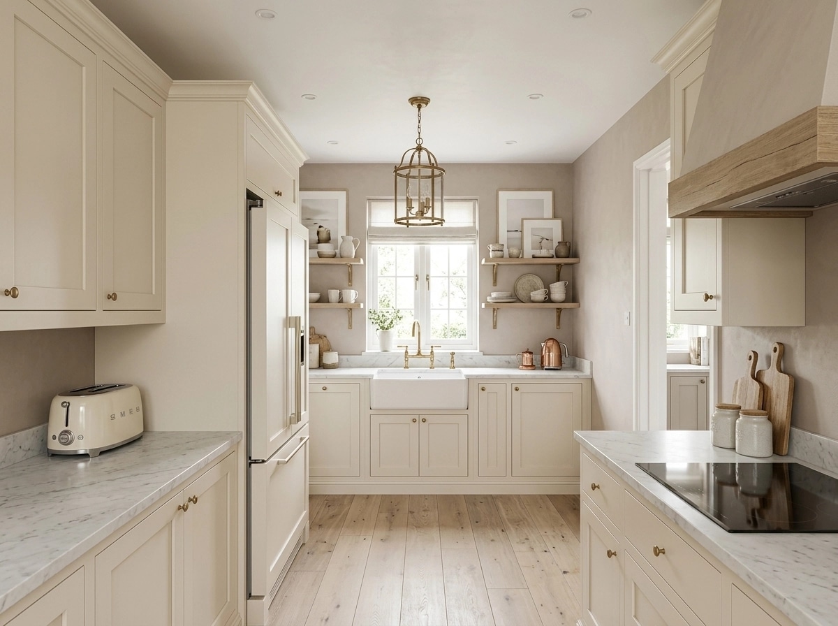 Modern Farmhouse Kitchen design — interior photo by GenRoom AI