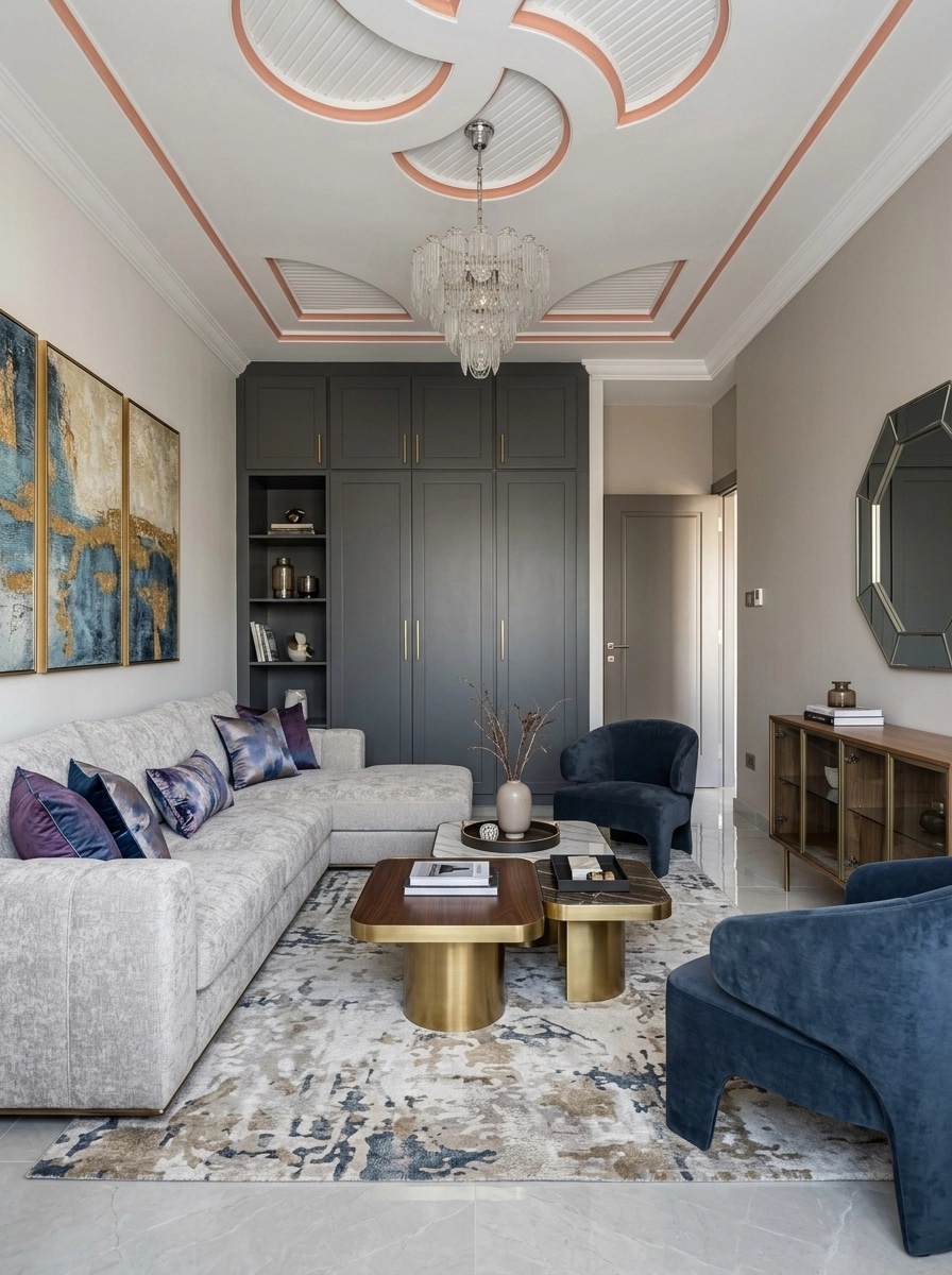 Interior design in Contemporary style — Living Room by GenRoom AI