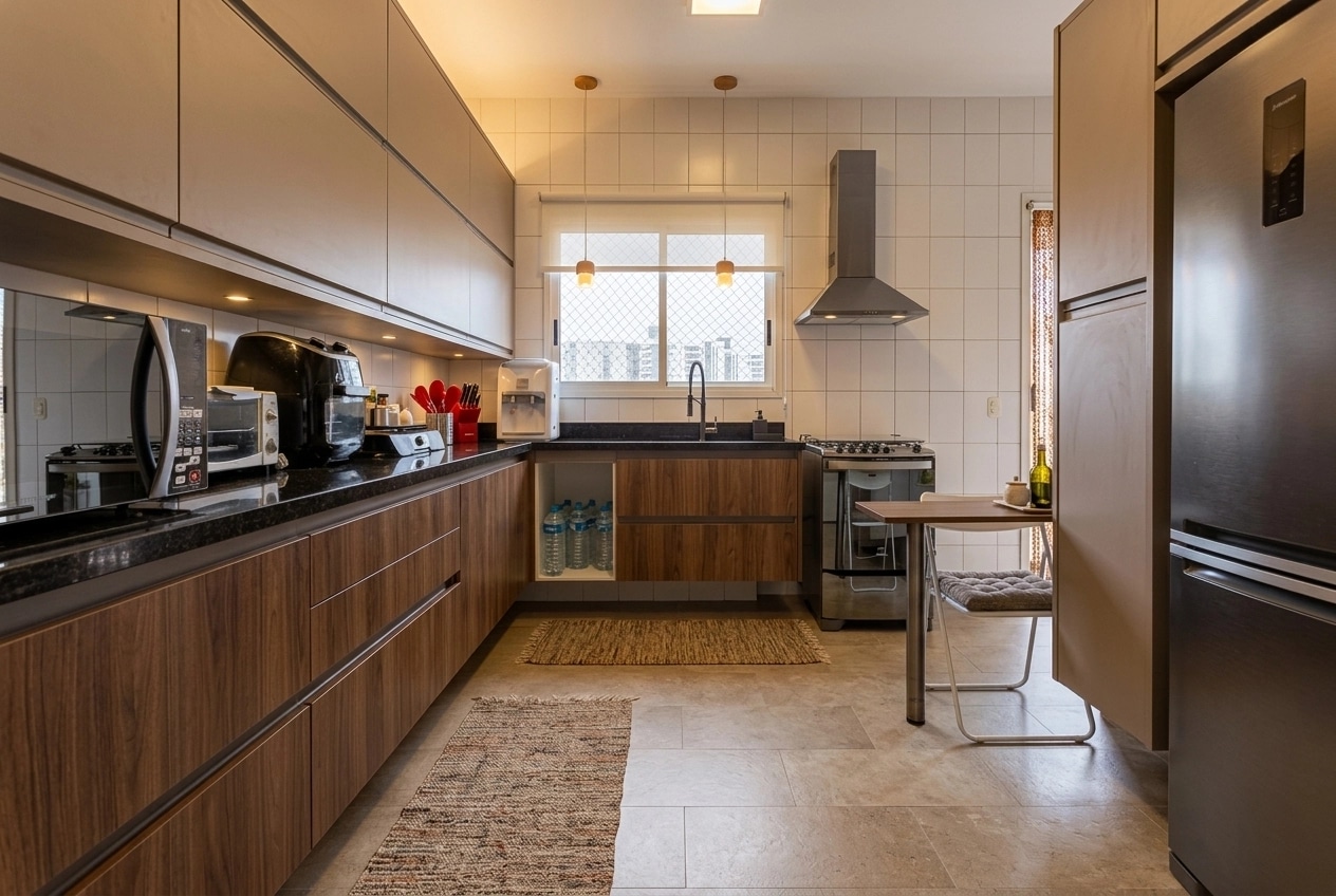 Kitchen interior in Contemporary style — photo by GenRoom AI