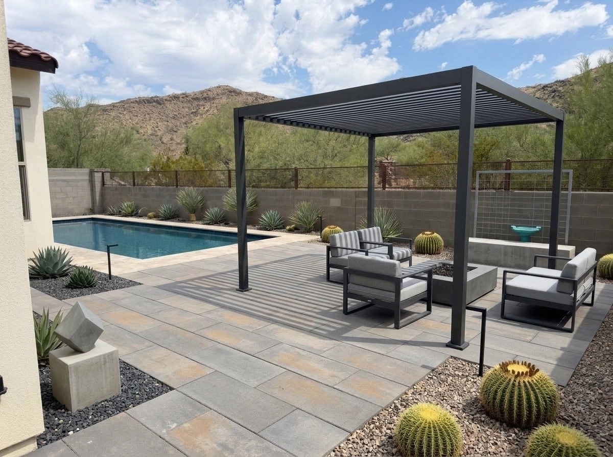 Landscape design in Minimalist Yard style — Yard by GenRoom AI