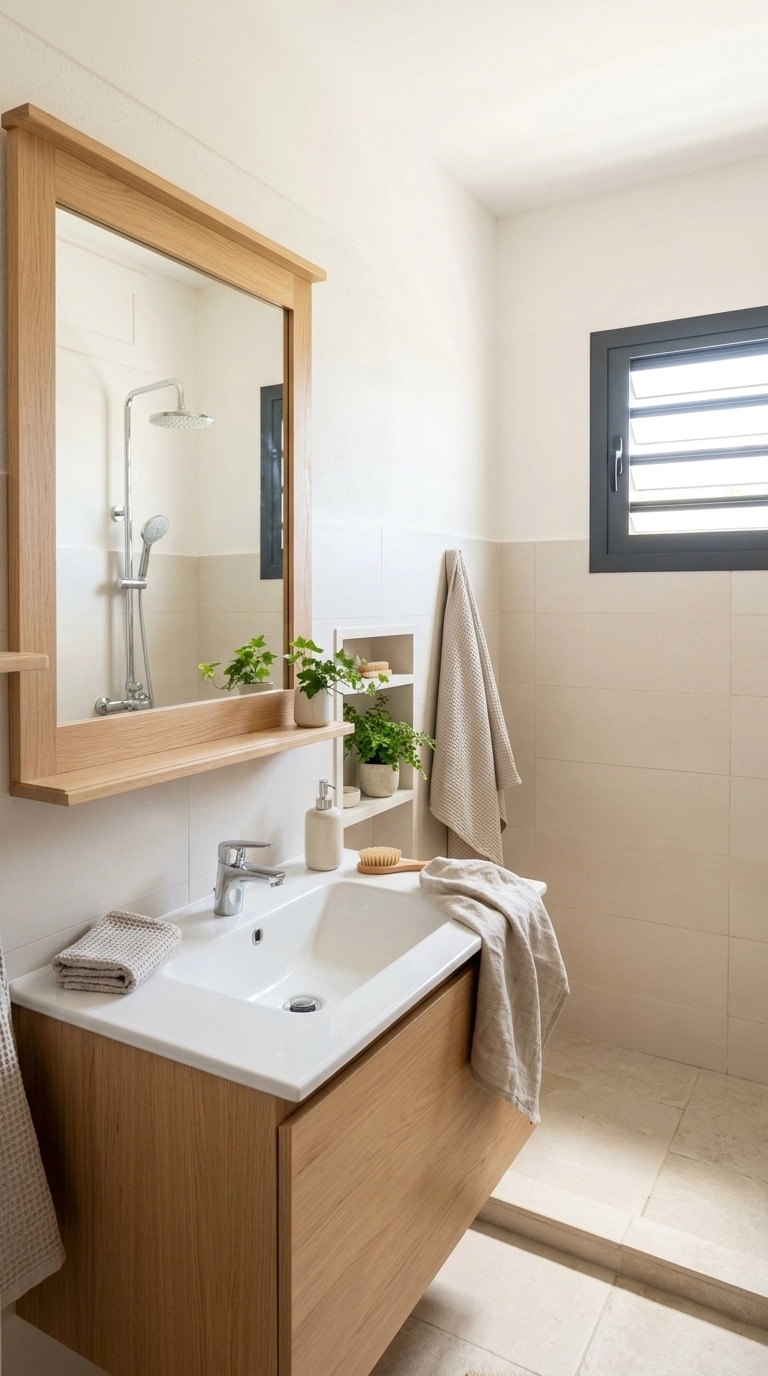 Interior design in Scandinavian style — Bathroom by GenRoom AI