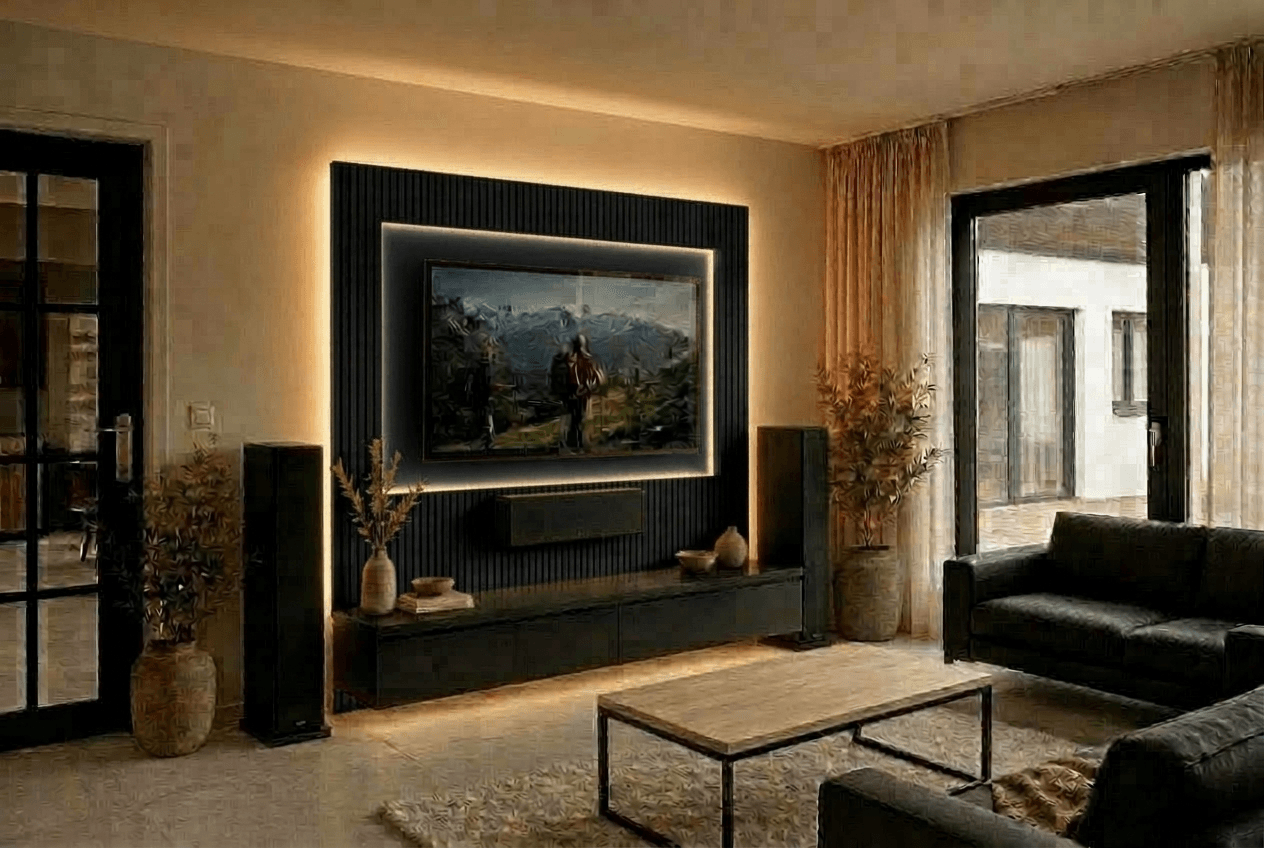 Interior design in Japandi style — Living Room by GenRoom AI