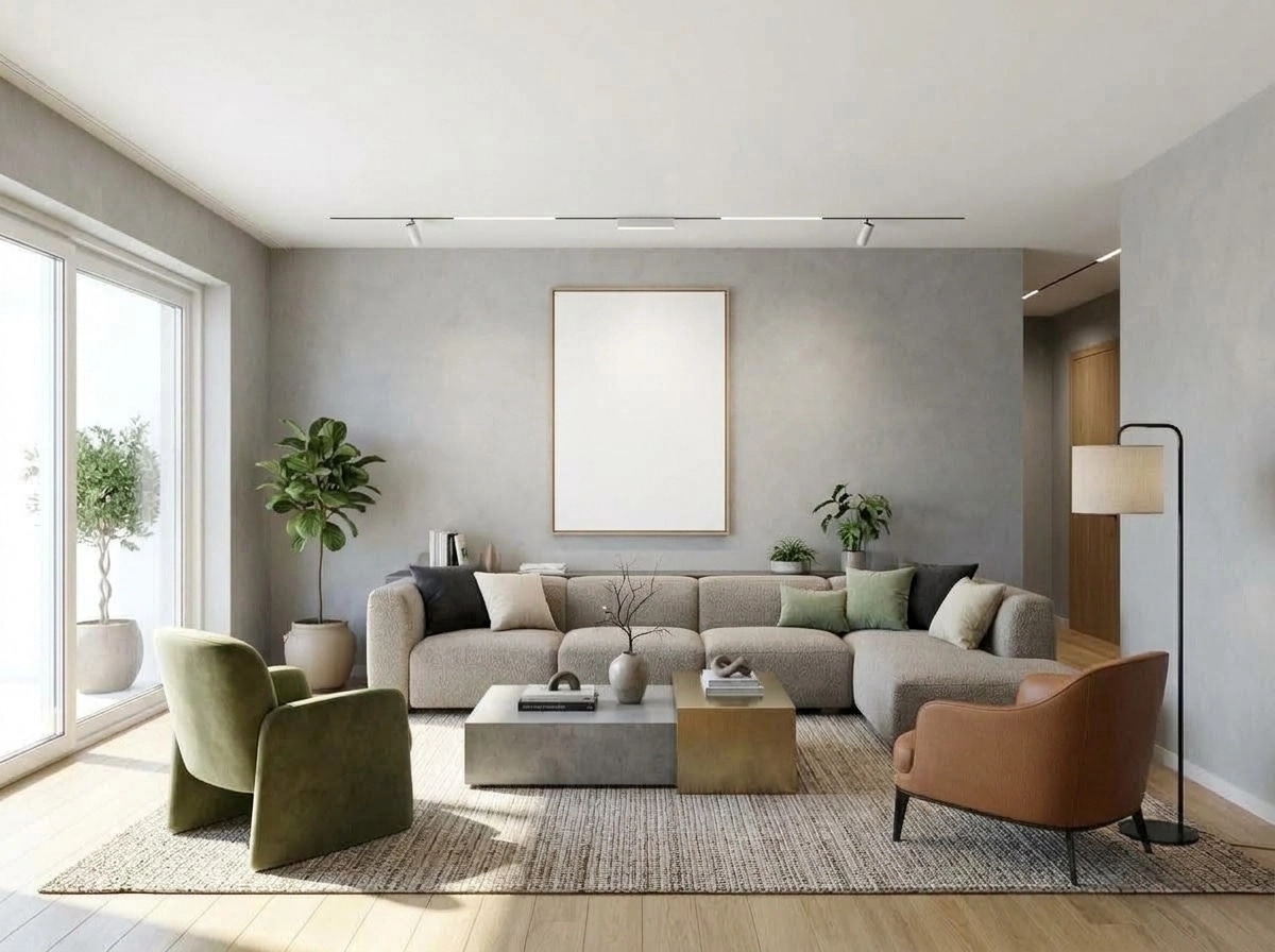 Interior design in Contemporary style — Living Room by GenRoom AI