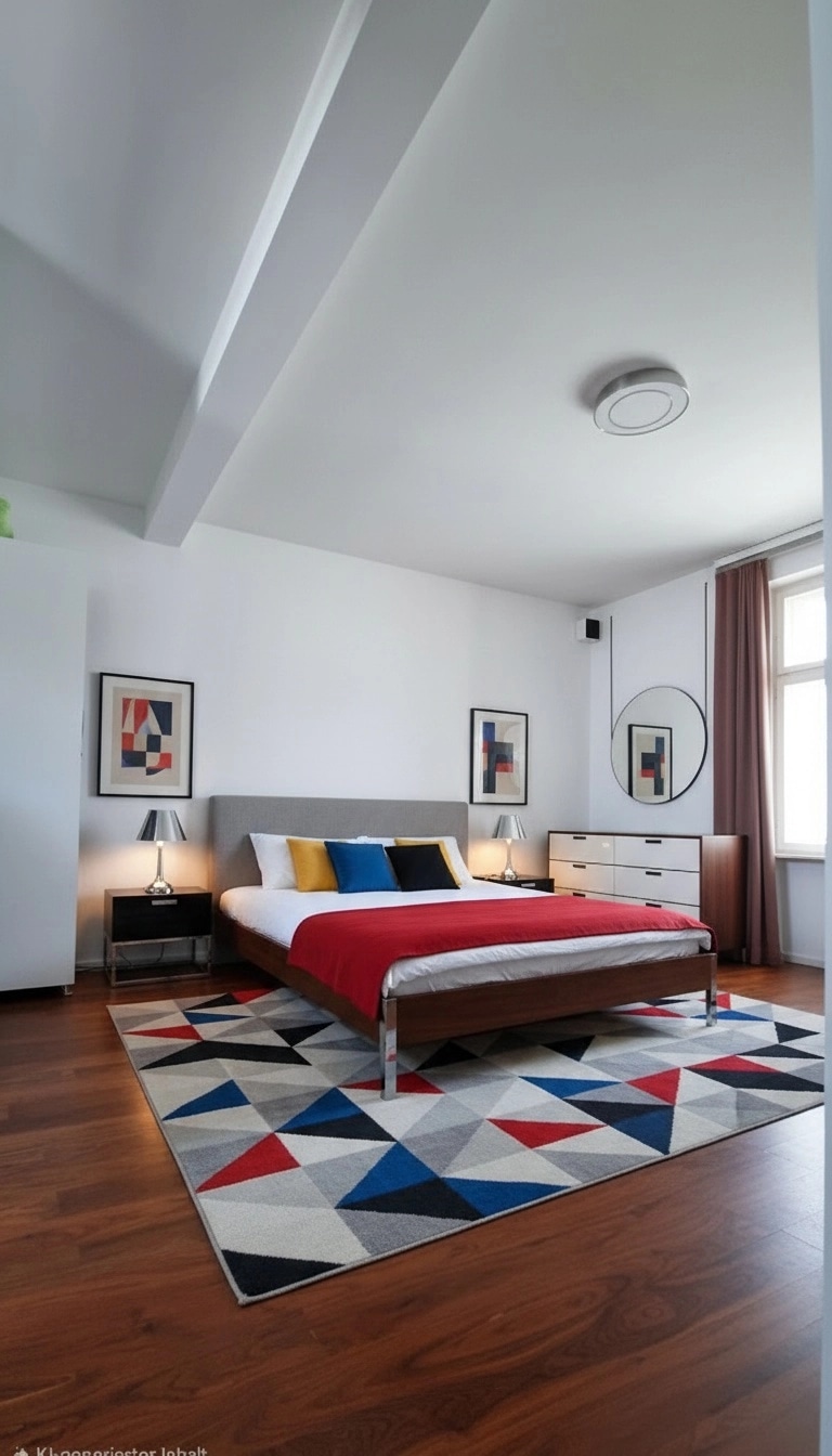 Interior design in Bauhaus style — Bedroom by GenRoom AI