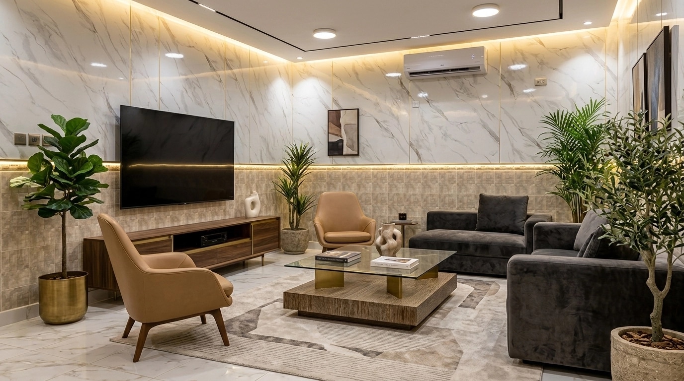 Interior design in Contemporary style — Living Room by GenRoom AI