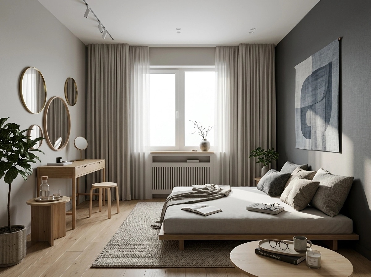 Scandinavian Living Room design — interior photo by GenRoom AI