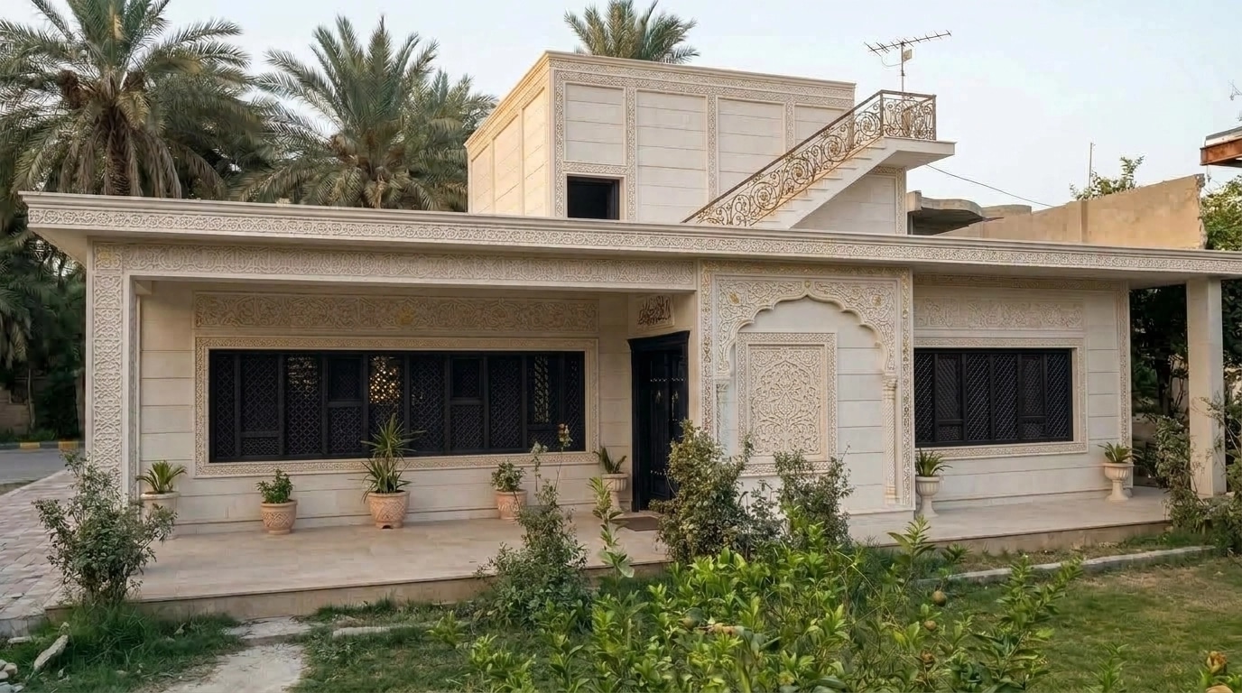 Facade design in Arabian Facade style — Facade by GenRoom AI