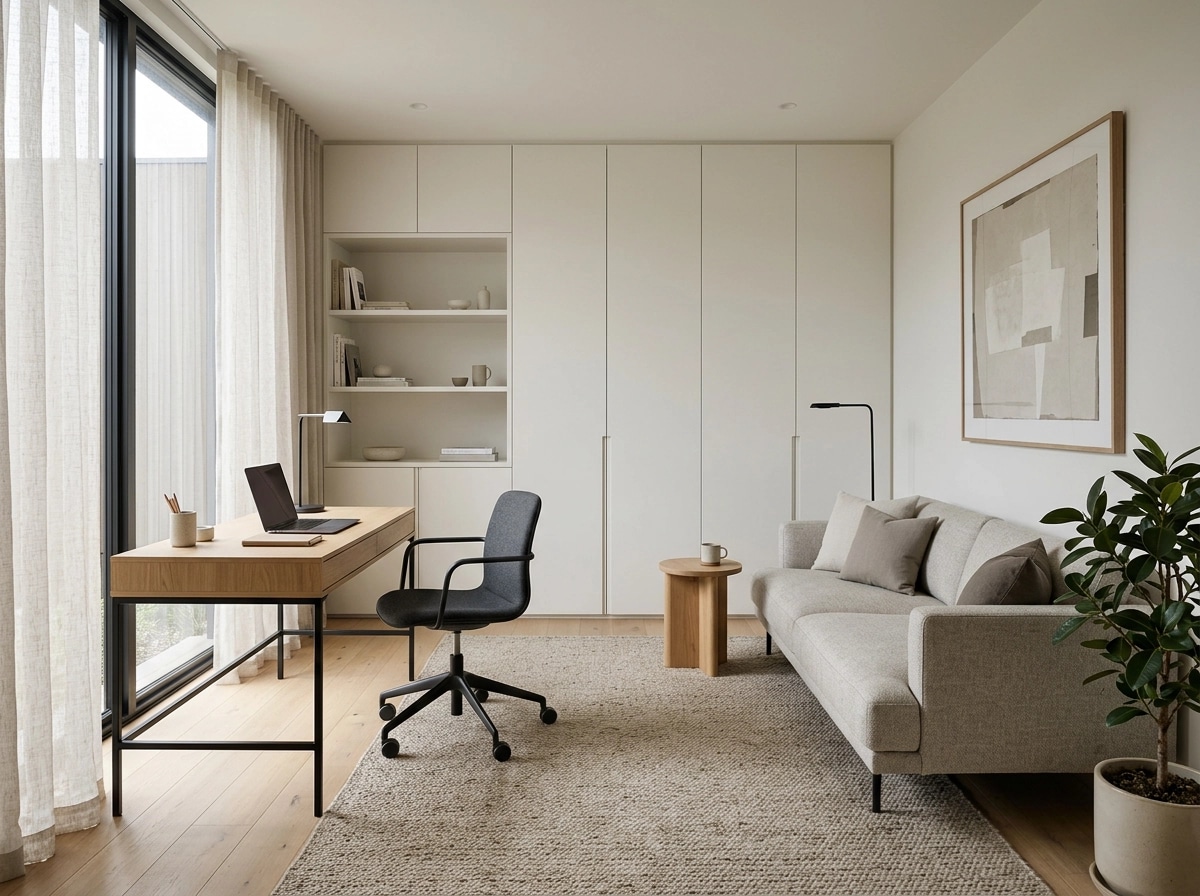 Interior design in Minimalism style — Office by GenRoom AI