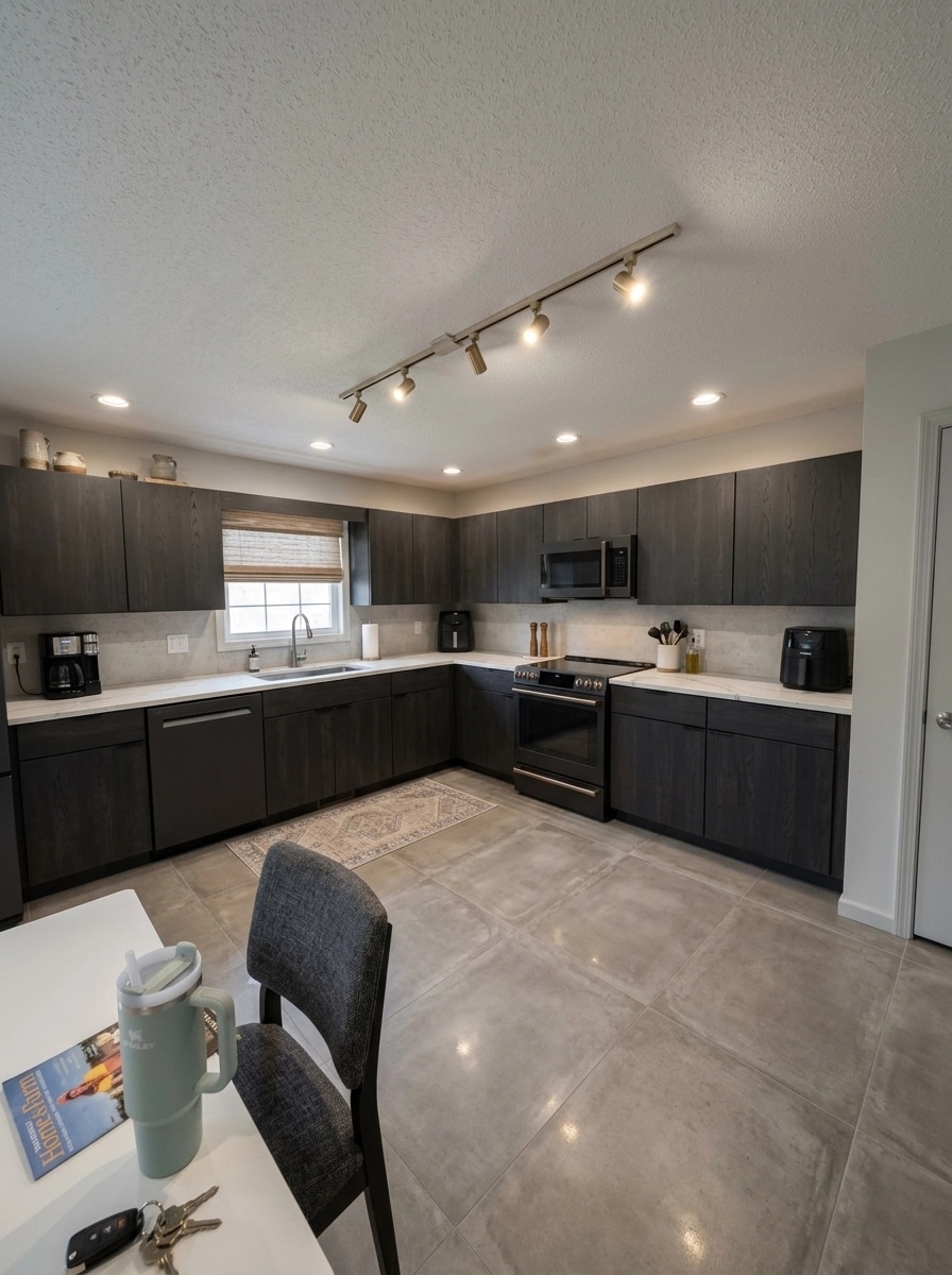 Kitchen interior in Contemporary style — photo by GenRoom AI