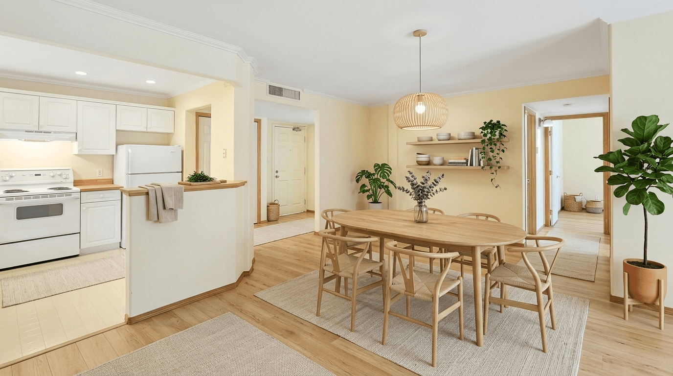 Interior design in Scandinavian style — Kitchen by GenRoom AI