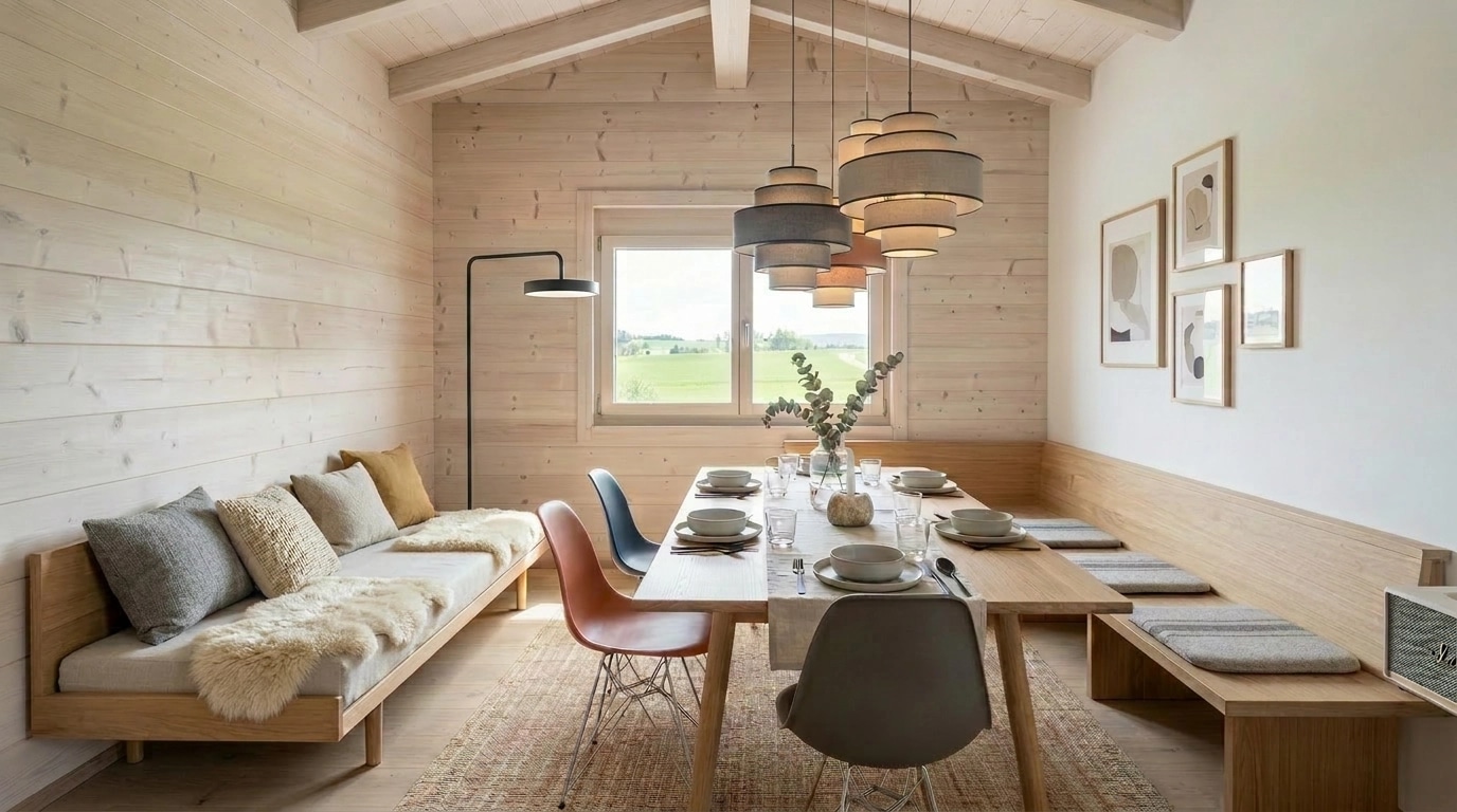 Interior design in Coastal / Hamptons style — dining_room by GenRoom AI