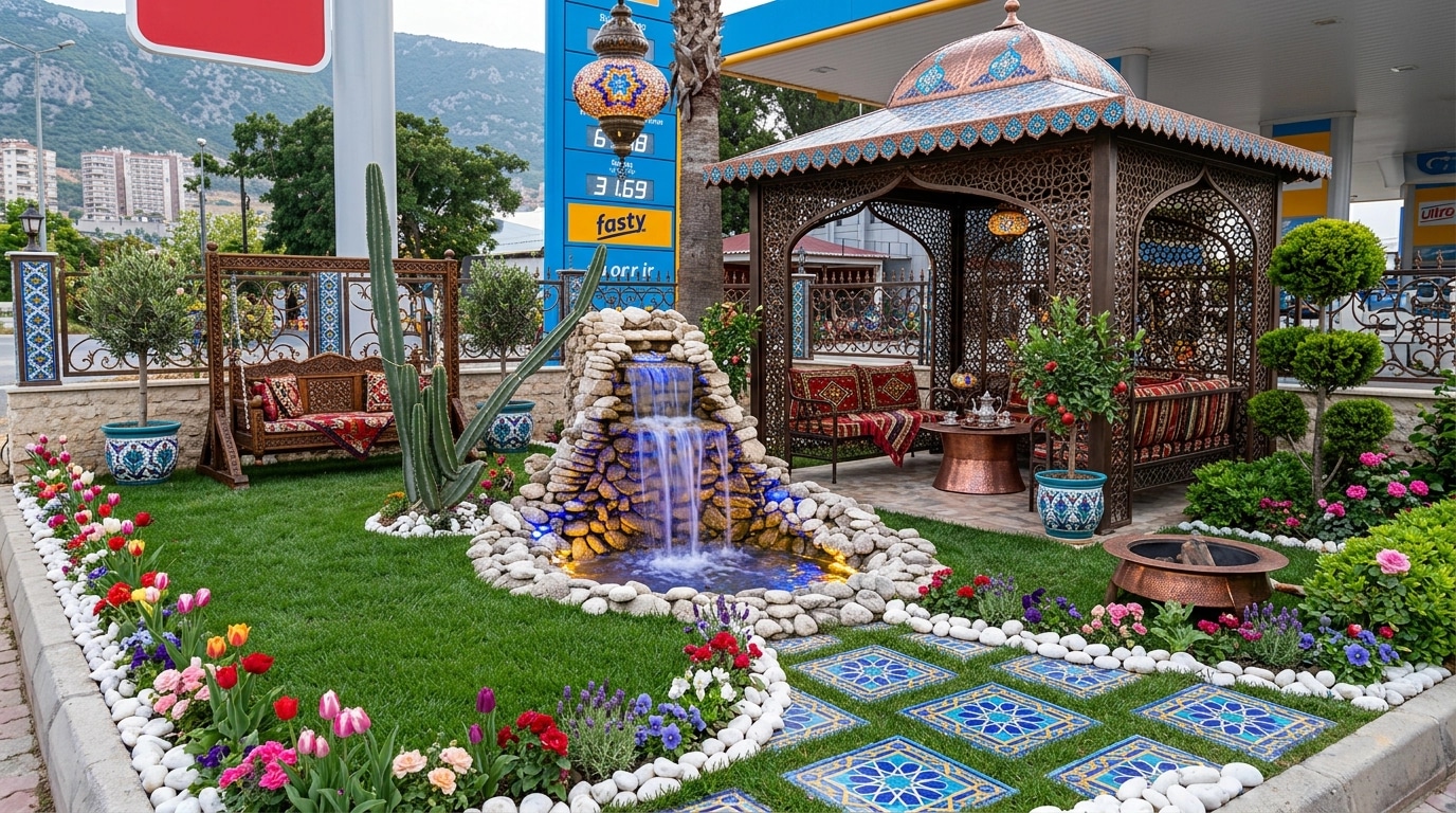 Turkish Garden Giardino design — yard photo by GenRoom AI