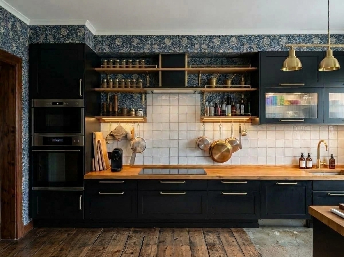 Kitchen interior in Classic style — photo by GenRoom AI
