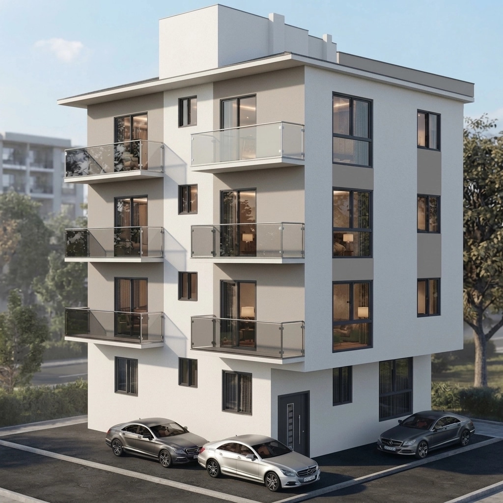 Contemporary Facade Facade design — facade photo by GenRoom AI