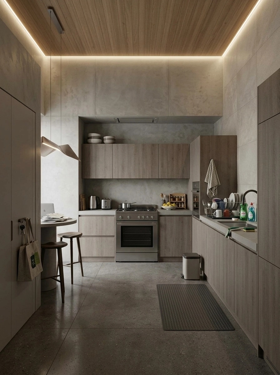 Kitchen interior in no_style style — photo by GenRoom AI