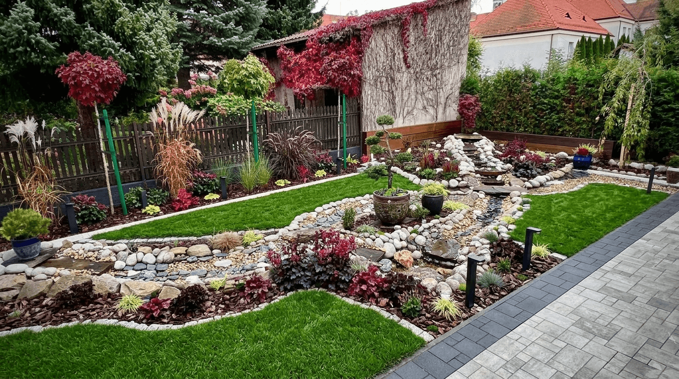 Yard design in Contemporary Yard style — photo by GenRoom AI