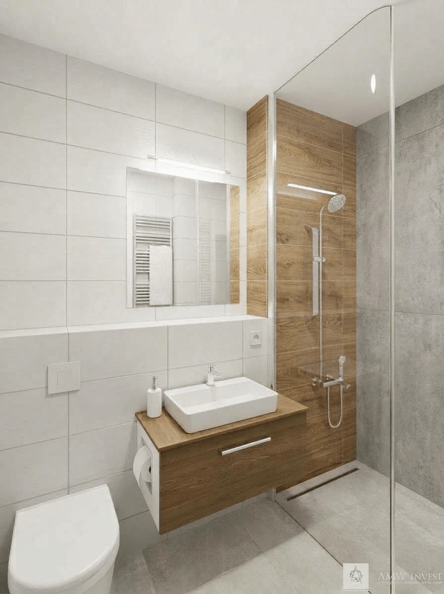 Bathroom interior in no_style style — photo by GenRoom AI