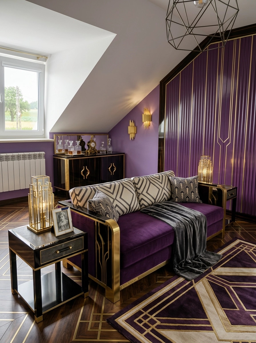 Art Deco Bedroom design — interior photo by GenRoom AI
