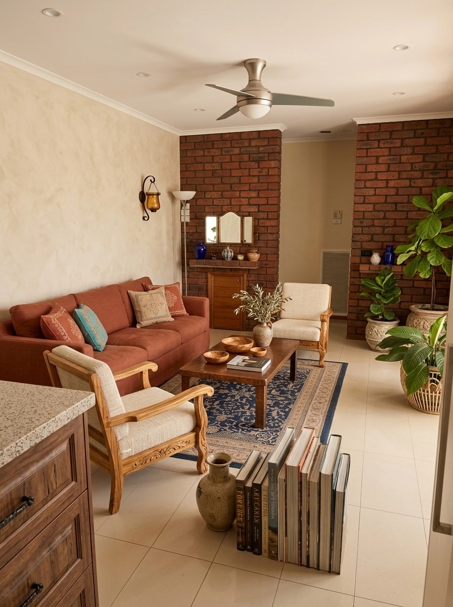 Interior design in Mediterranean style — Living Room by GenRoom AI