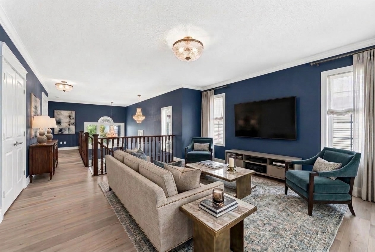 Transitional Living Room design — interior photo by GenRoom AI
