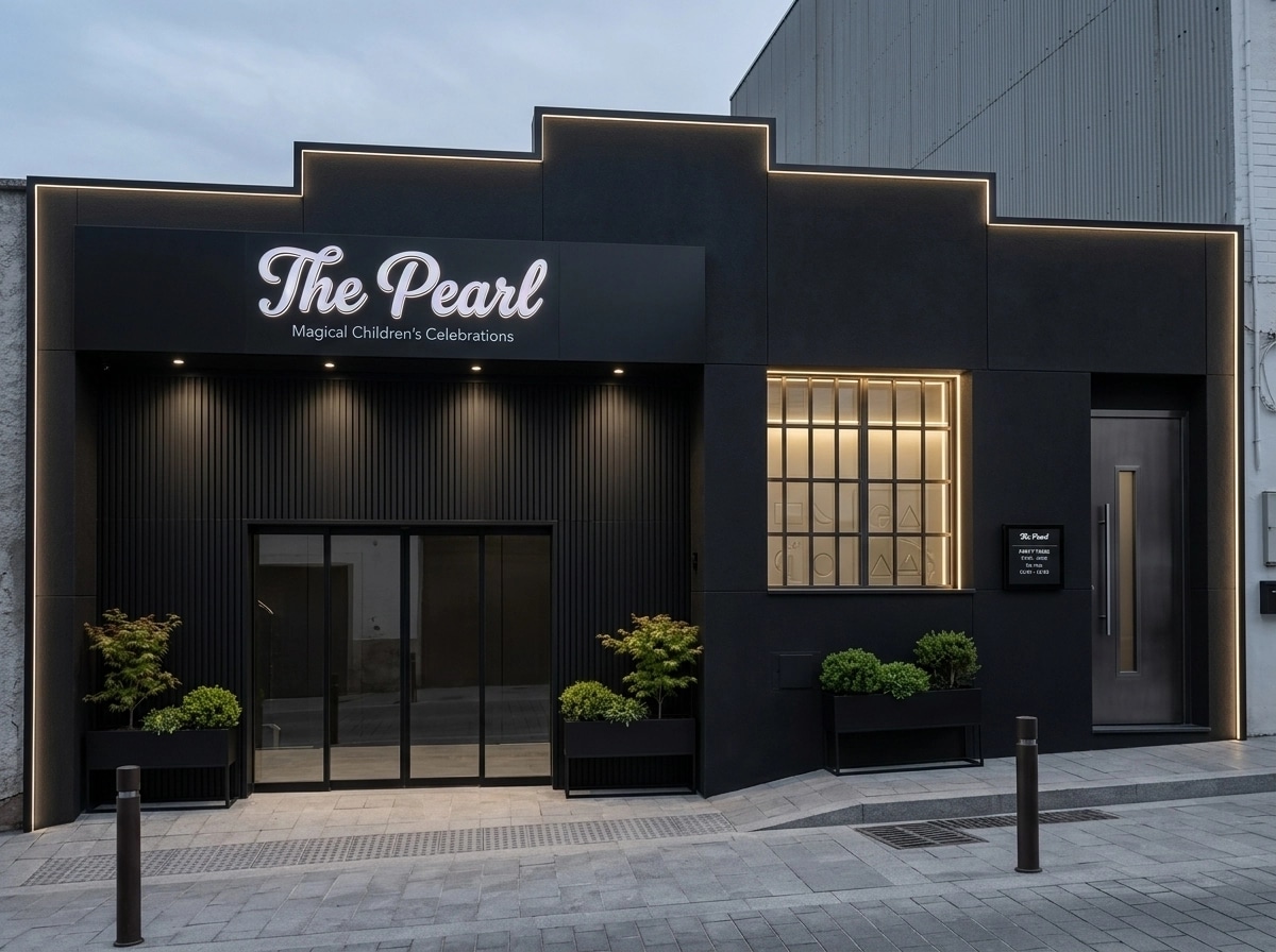 Facade design in Blacktec Facade style — Facade by GenRoom AI
