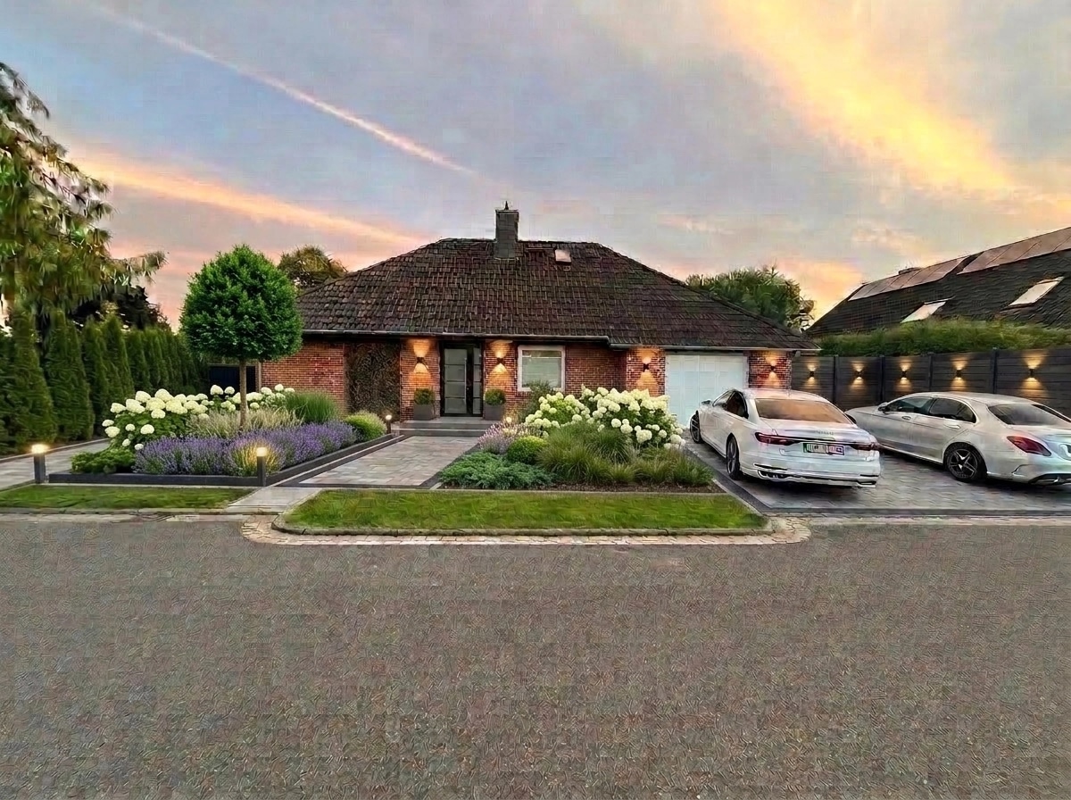 Yard design in no_style style — photo by GenRoom AI