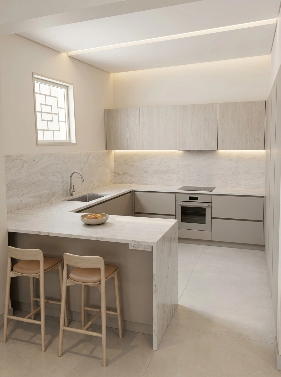 Minimalism Dapur design — interior photo by GenRoom AI