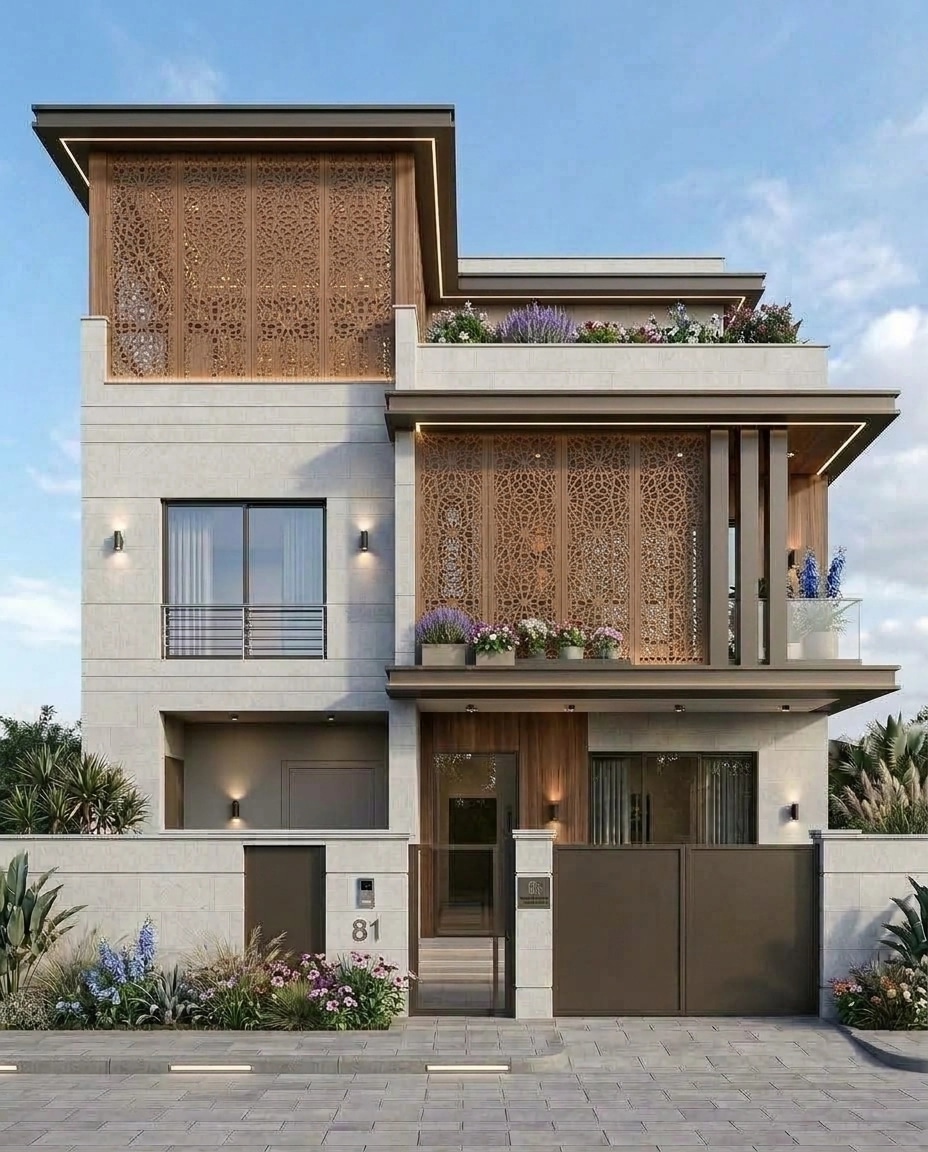 Contemporary Facade Facade design — facade photo by GenRoom AI