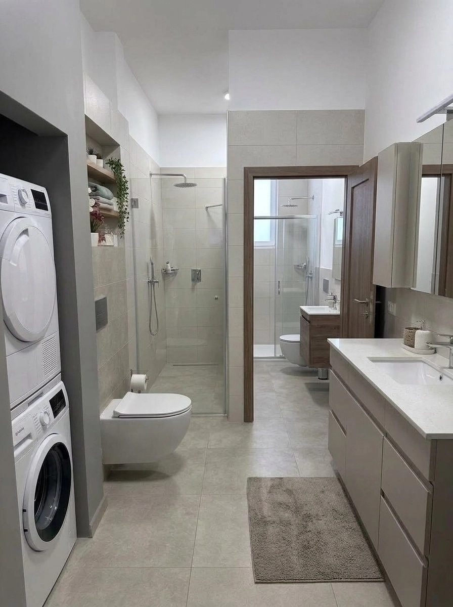 Bathroom interior in no_style style — photo by GenRoom AI