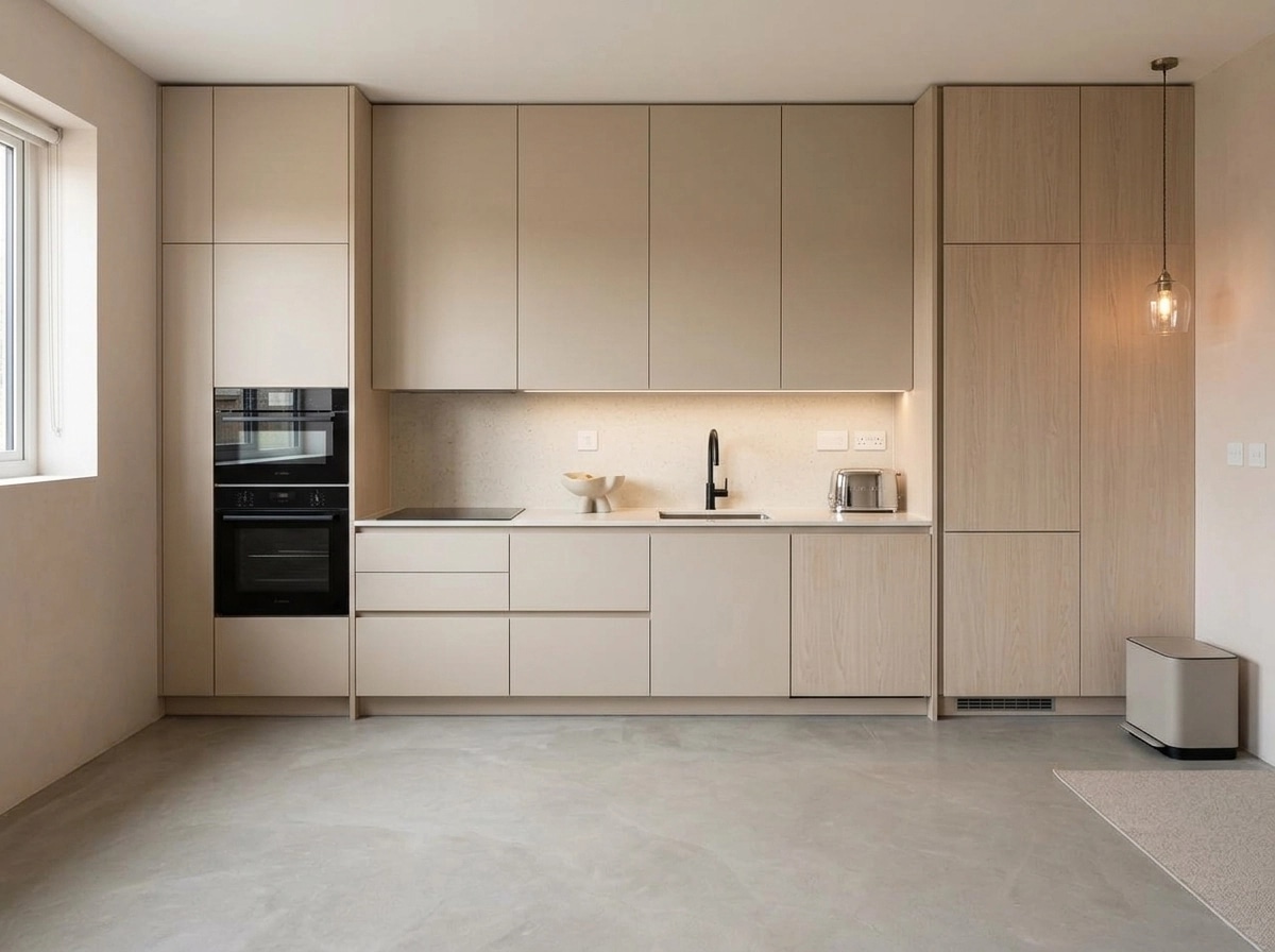 Minimalism Kitchen design — interior photo by GenRoom AI