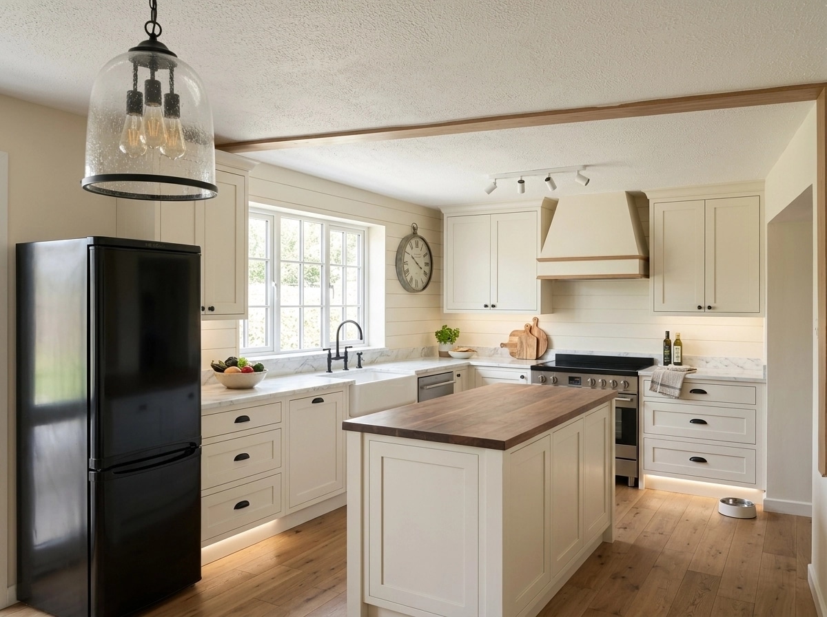 Modern Farmhouse Kitchen design — interior photo by GenRoom AI
