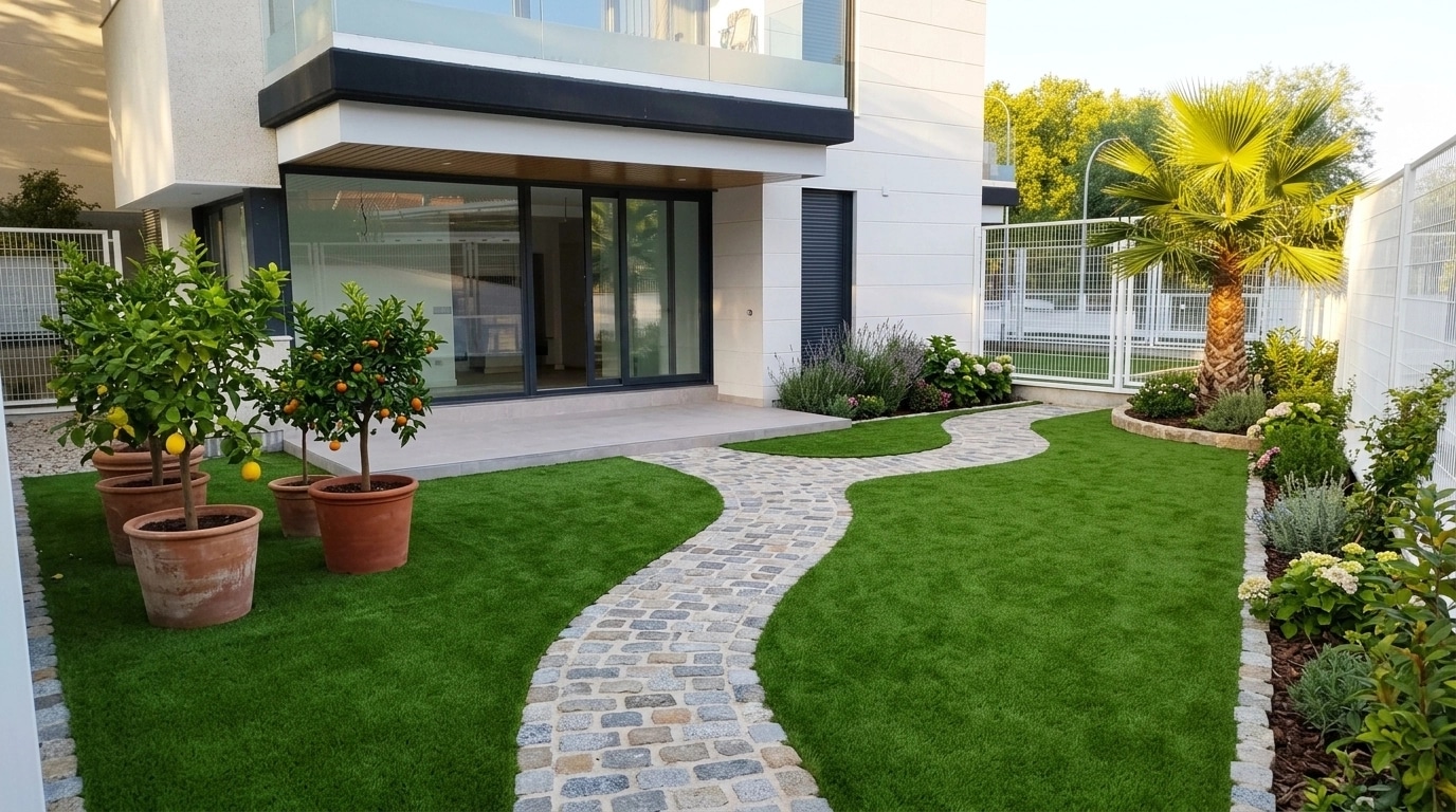 Yard design in no_style style — photo by GenRoom AI