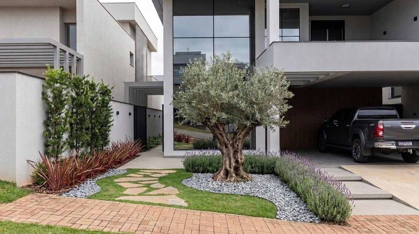 Landscape design in Minimalist Yard style — Yard by GenRoom AI