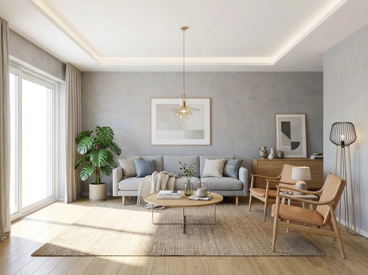 Scandinavian Living Room design — interior photo by GenRoom AI