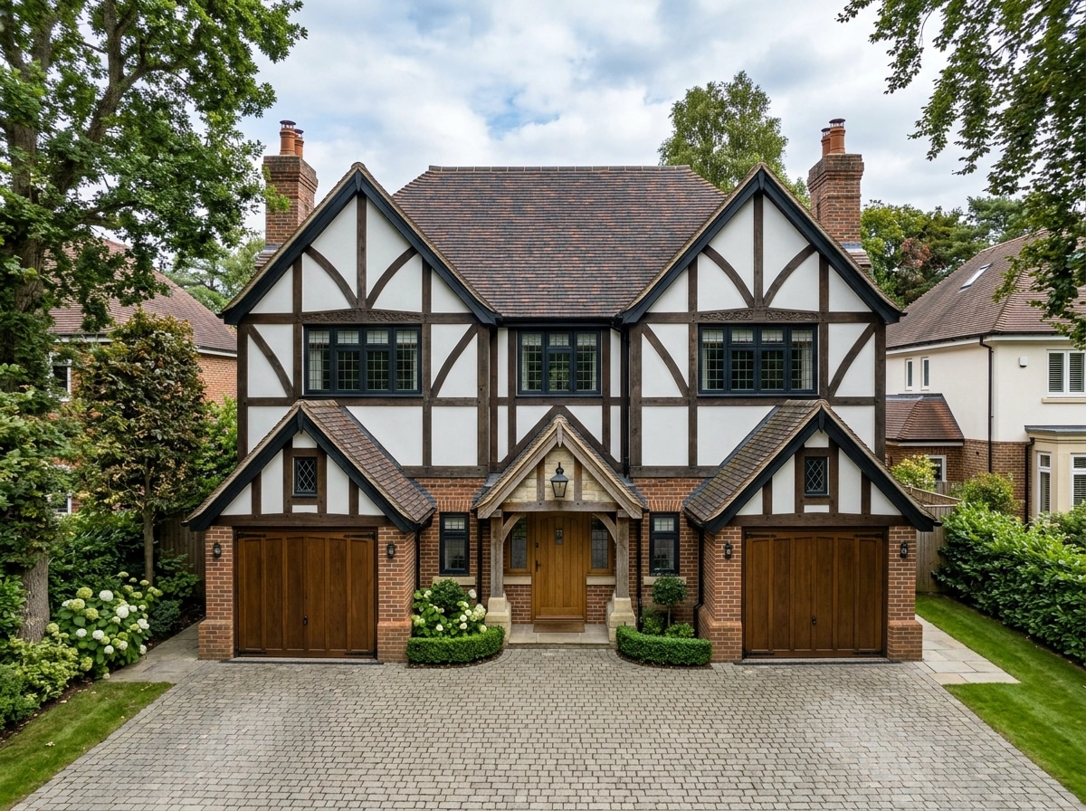 Facade design in Tudor Facade style — Facade by GenRoom AI