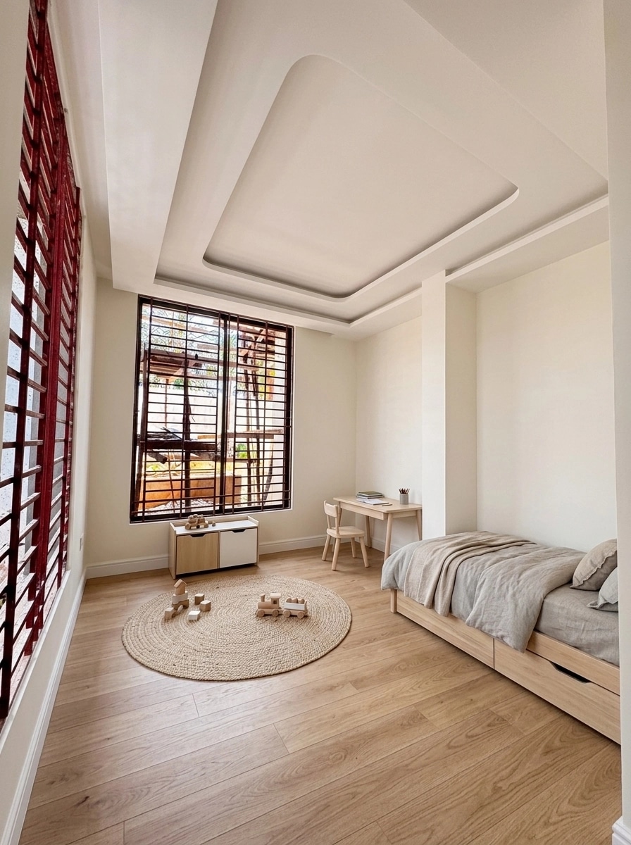 Interior design in Minimalism style — Kids Room by GenRoom AI