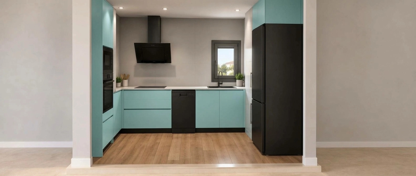 Kitchen interior in no_style style — photo by GenRoom AI