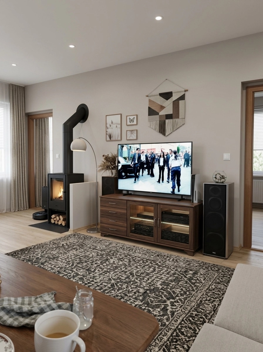 Interior design in Contemporary style — Living Room by GenRoom AI