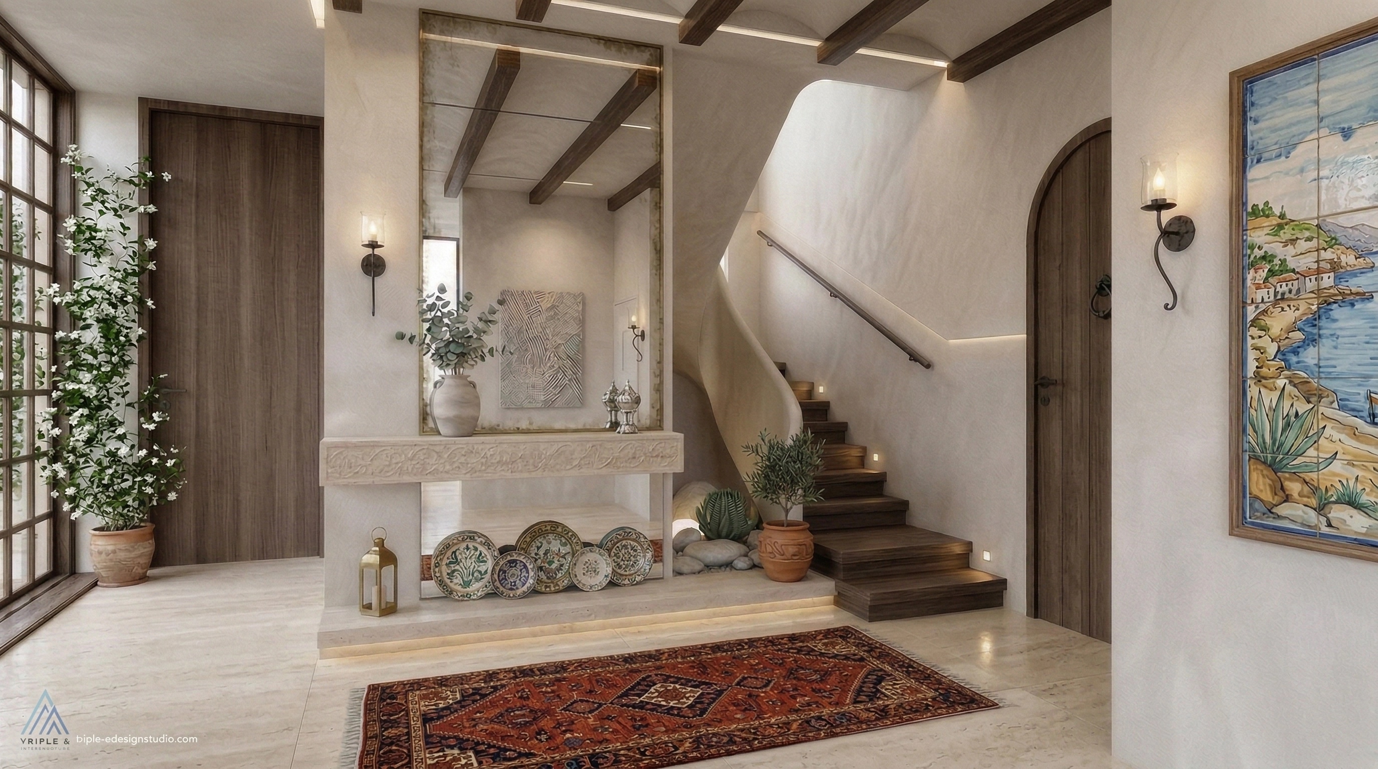 Interior design in Mediterranean style — Living Room by GenRoom AI