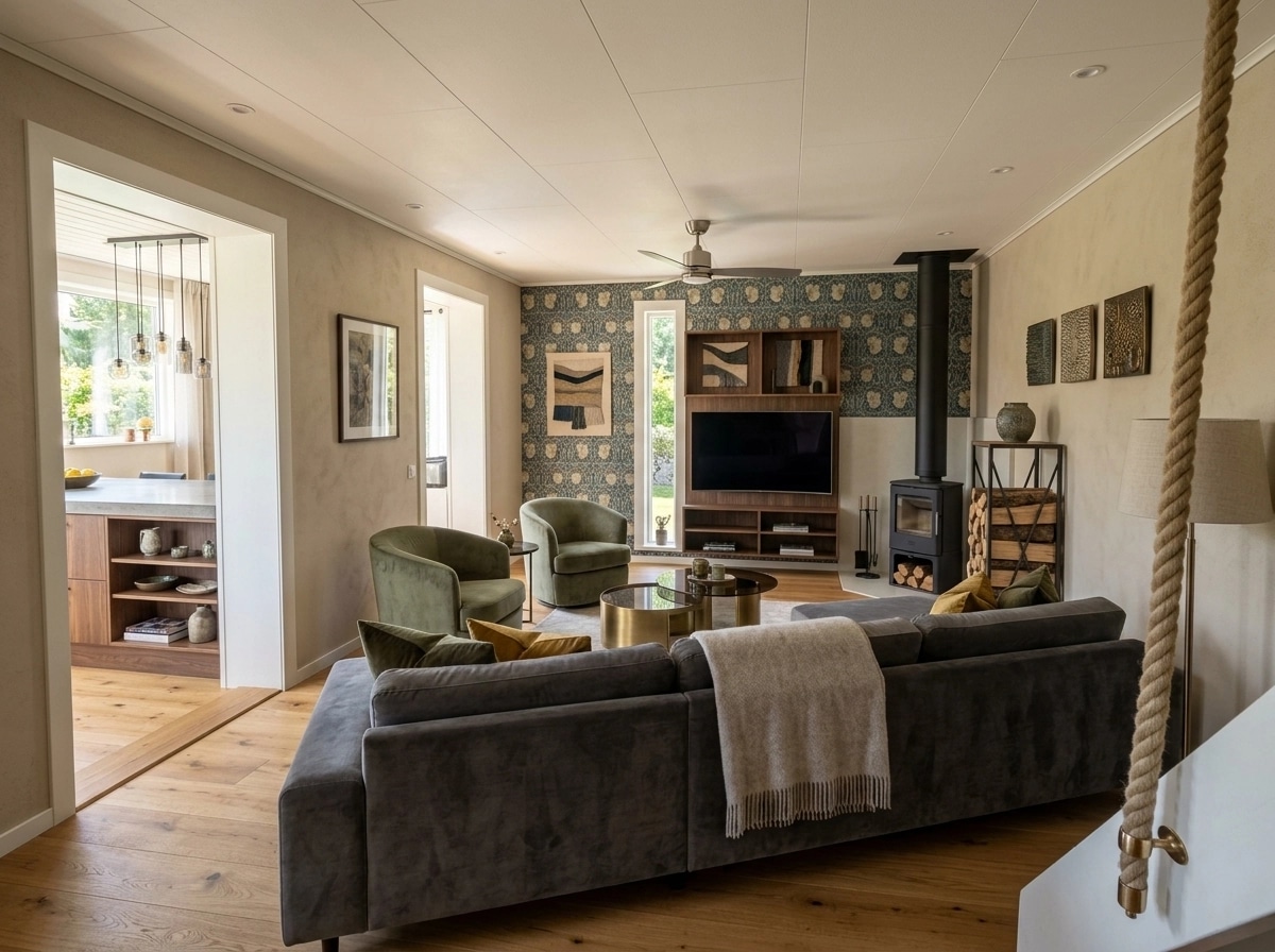 Interior design in Contemporary style — Living Room by GenRoom AI