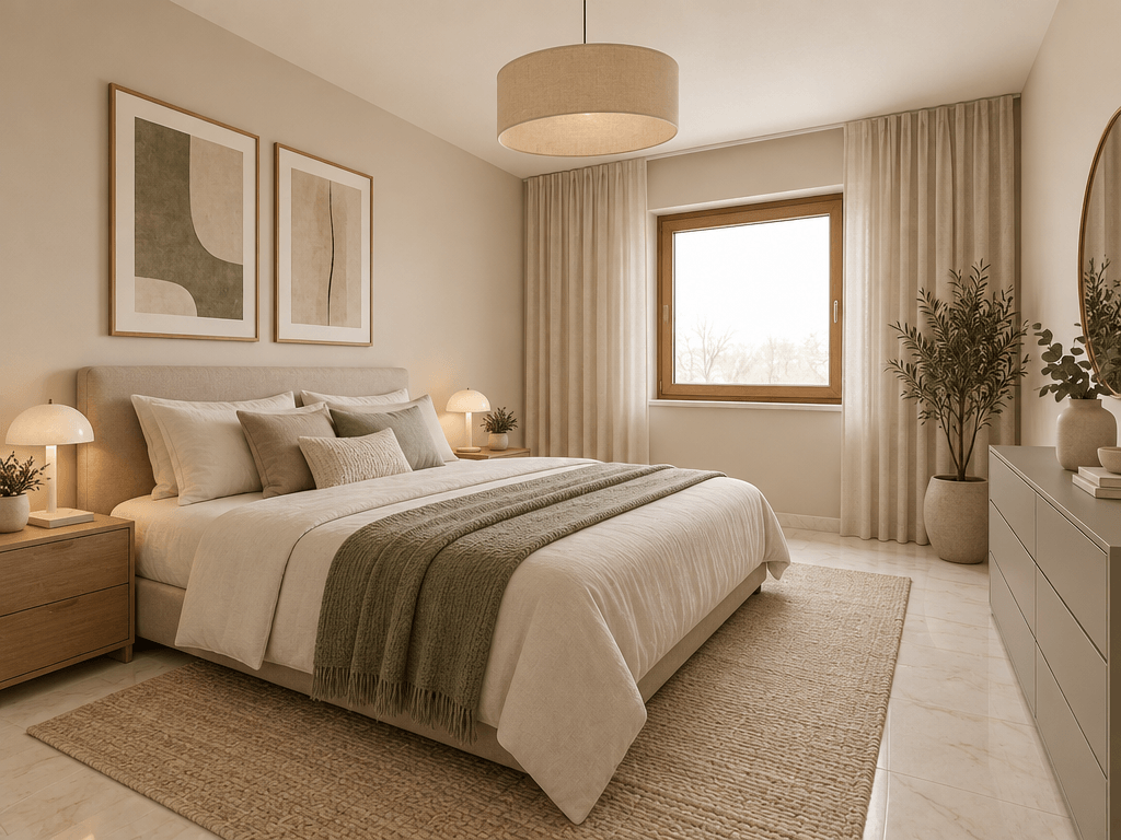 Minimalism Quarto design — interior photo by GenRoom AI