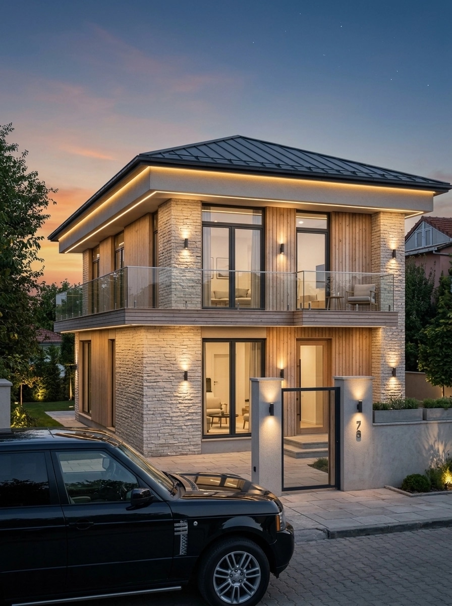Scandinavian Facade Facade design — facade photo by GenRoom AI