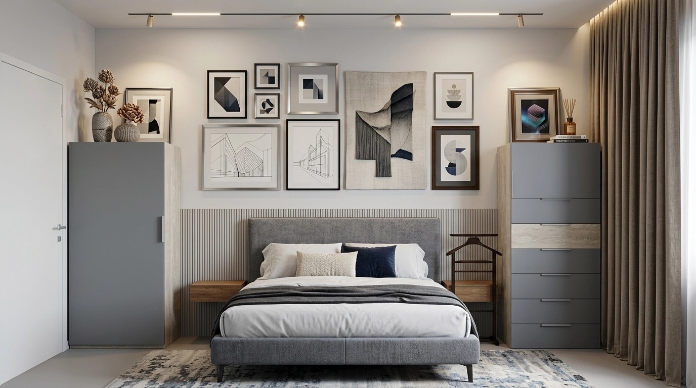 Contemporary Bedroom design — interior photo by GenRoom AI