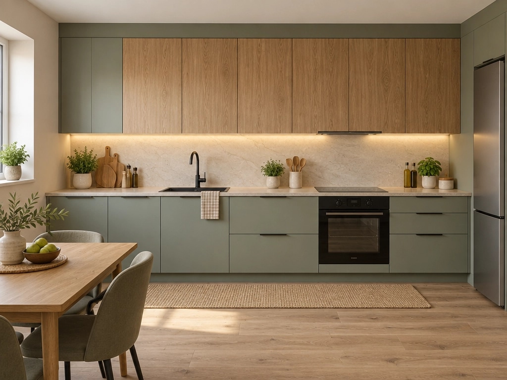 Kitchen interior in no_style style — photo by GenRoom AI