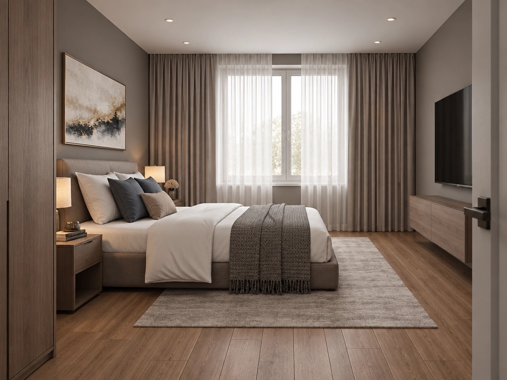 Interior design in Contemporary style — Bedroom by GenRoom AI