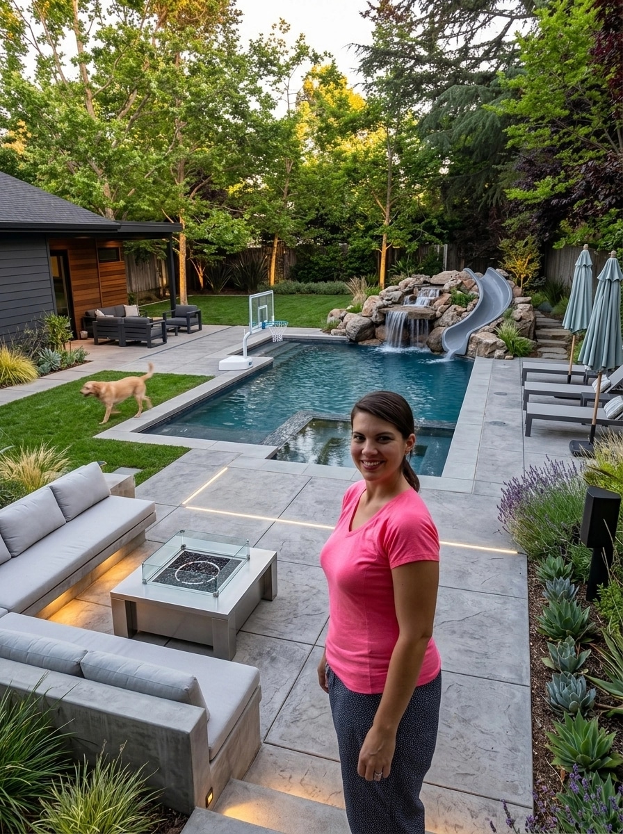 Contemporary Yard Yard design — yard photo by GenRoom AI