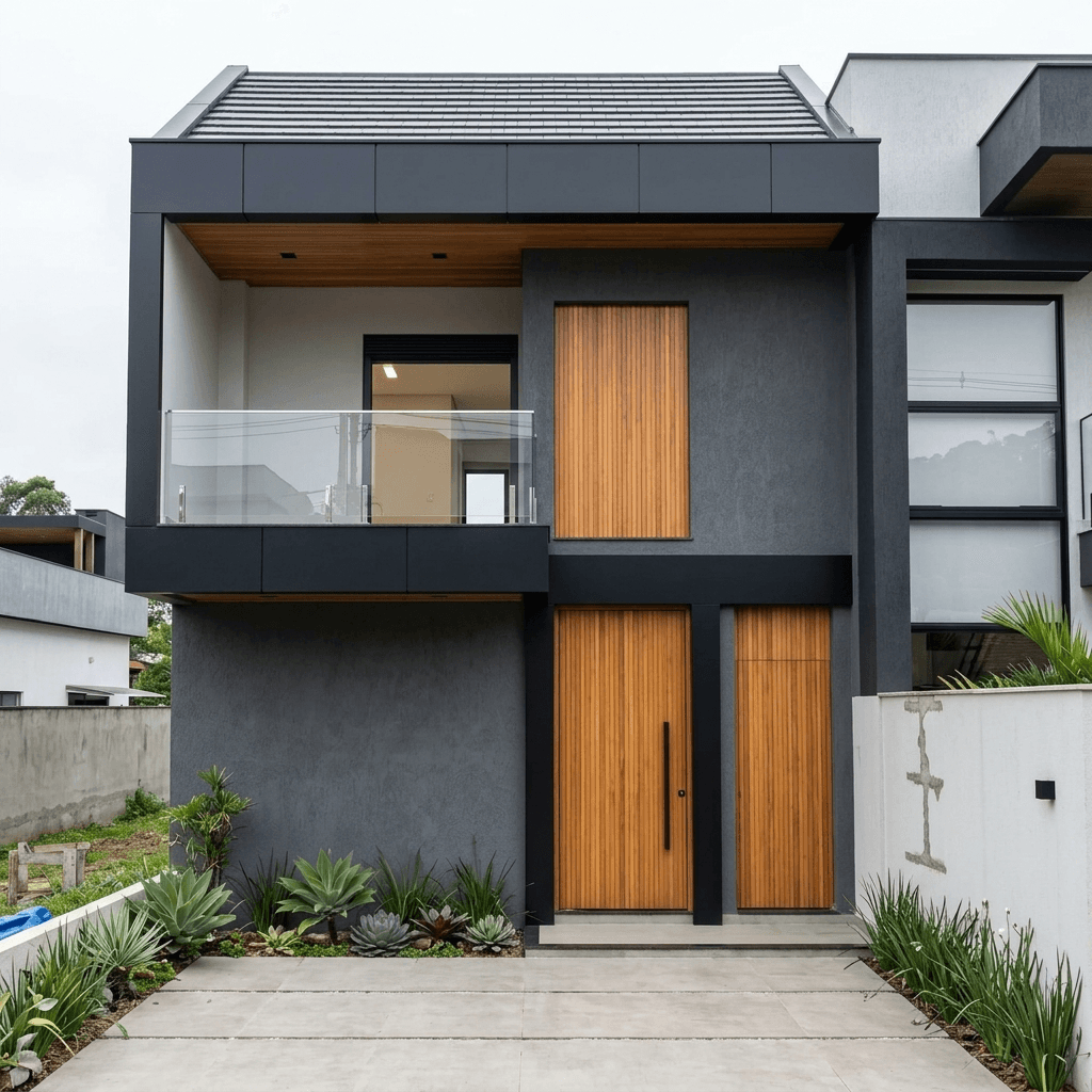 Contemporary Facade Facade design — facade photo by GenRoom AI